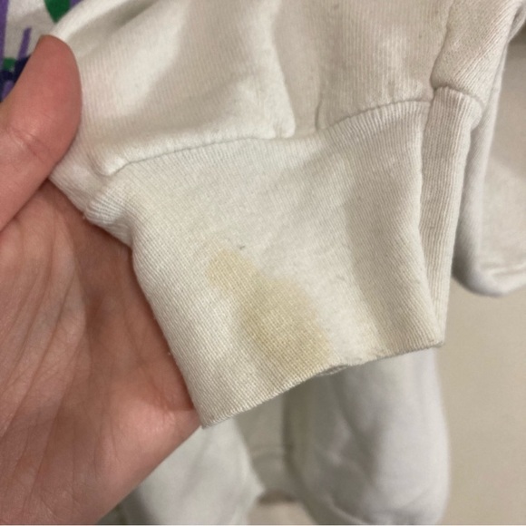 Vintage Coca Cola Classic Pullover Crewneck Sweatshirt White Size Medium - Picture 8 of 8